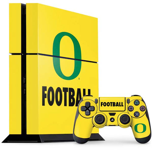 University of Oregon Football PS4 Console and Controller Bundle Skin