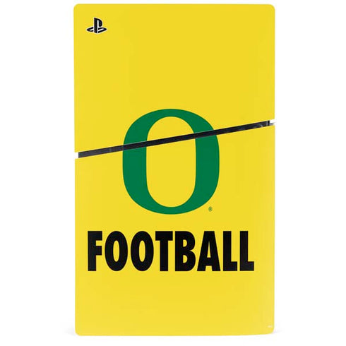 University of Oregon Football PS5 Slim Disk Bundle Skin