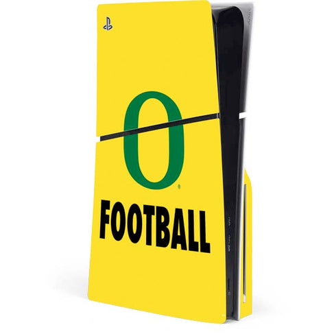 University of Oregon Football PS5 Slim Disk Console Skin