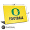 University of Oregon Football Universal Laptop 11in (8.8 x 6.2in) Skin