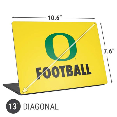 University of Oregon Football Universal Laptop 13in (10.6 x 7.6in) Skin