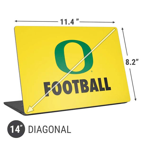 University of Oregon Football Universal Laptop 14in (11.4 x 8.2in) Skin