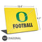 University of Oregon Football Universal Laptop 16.6in (13.4 x 9.7in) Skin