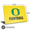 University of Oregon Football Universal Laptop 18in (14.6 x 10.6in) Skin