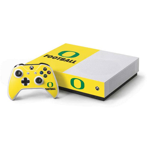 University of Oregon Football Xbox One S All-Digital Edition Bundle Skin