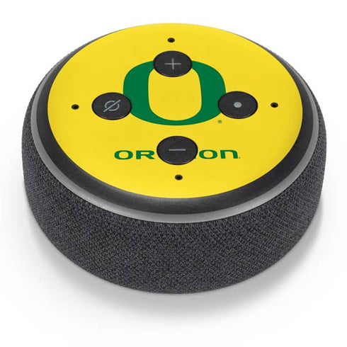 University of Oregon Mesh Yellow Amazon Echo Dot Skin