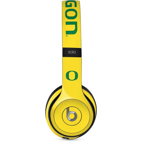 University of Oregon Mesh Yellow Beats Solo 2 Wired Skin