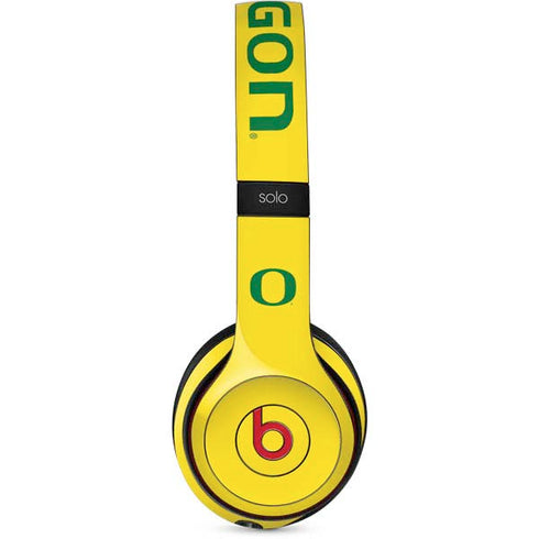 University of Oregon Mesh Yellow Beats Solo 2 Wireless Skin