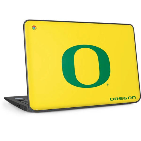 University of Oregon Mesh Yellow HP Chromebook Skin