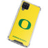 University of Oregon Mesh Yellow Galaxy A12 Clear Case