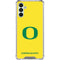 University of Oregon Mesh Yellow Galaxy A13 5G Clear Case