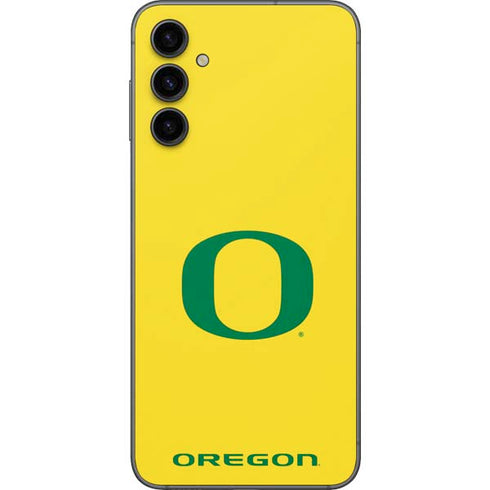 University of Oregon Mesh Yellow Galaxy A14 5G Skin