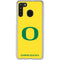 University of Oregon Mesh Yellow Galaxy A21 Clear Case