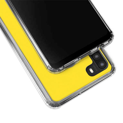 University of Oregon Mesh Yellow Galaxy A21 Clear Case