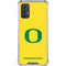University of Oregon Mesh Yellow Galaxy A32 5G Clear Case