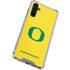 University of Oregon Mesh Yellow Galaxy A54 5G Clear Case