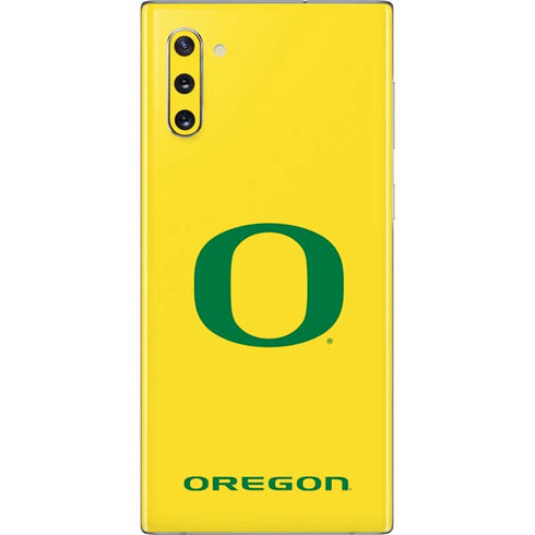 University of Oregon Mesh Yellow Galaxy Note 10 Skin