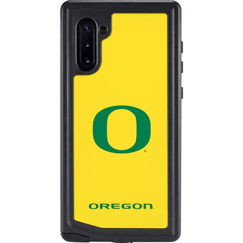 University of Oregon Mesh Yellow Galaxy Note 10 Waterproof Case