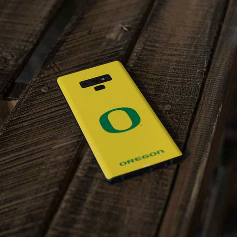 University of Oregon Mesh Yellow Galaxy Note 9 Skin
