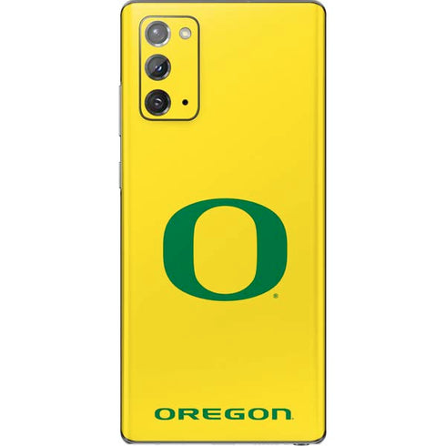 University of Oregon Mesh Yellow Galaxy Note20 5G Skin
