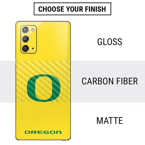 University of Oregon Mesh Yellow Galaxy Note20 5G Skin