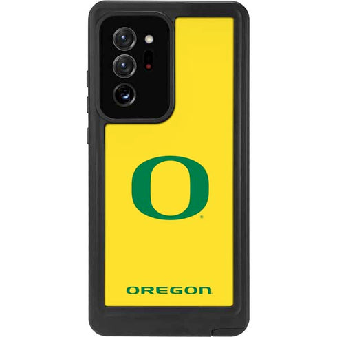 University of Oregon Mesh Yellow Galaxy Note20 Ultra 5G Waterproof Case