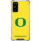 University of Oregon Mesh Yellow Galaxy S20 FE Clear Case