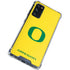University of Oregon Mesh Yellow Galaxy S20 FE Clear Case