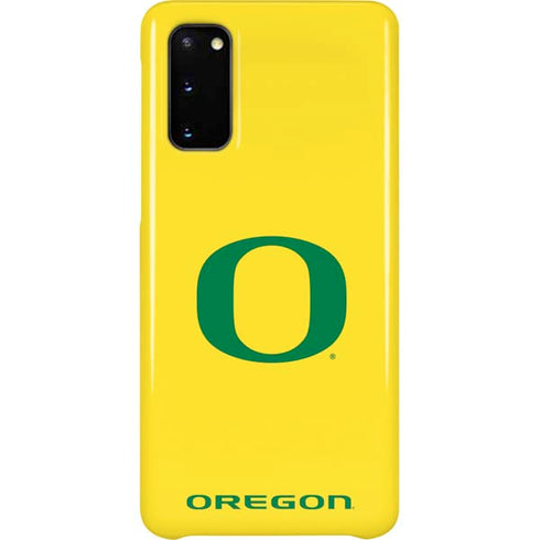 University of Oregon Mesh Yellow Galaxy S20 Lite Case