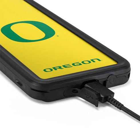 University of Oregon Mesh Yellow Galaxy S20 Plus Waterproof Case