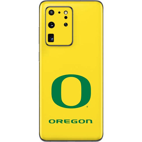 University of Oregon Mesh Yellow Galaxy S20 Ultra 5G Skin
