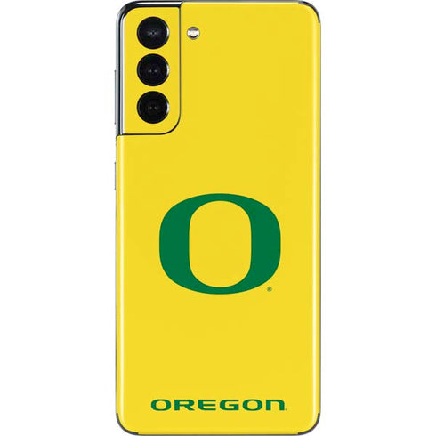 University of Oregon Mesh Yellow Galaxy S21 5G Skin