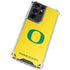 University of Oregon Mesh Yellow Galaxy S21 Ultra 5G Clear Case