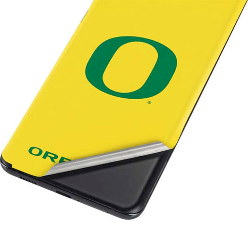 University of Oregon Mesh Yellow Galaxy S21 Ultra 5G Skin