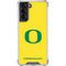 University of Oregon Mesh Yellow Galaxy S22 Clear Case