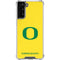 University of Oregon Mesh Yellow Galaxy S22 Plus Clear Case
