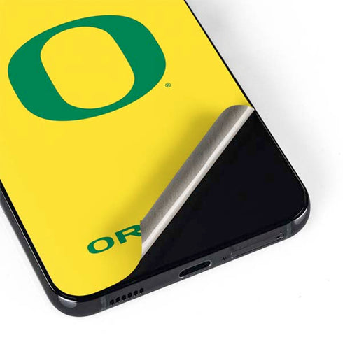University of Oregon Mesh Yellow Galaxy S22 Plus Skin