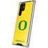 University of Oregon Mesh Yellow Galaxy S22 Ultra Clear Case
