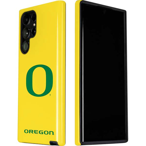 University of Oregon Mesh Yellow Galaxy S22 Ultra Pro Case