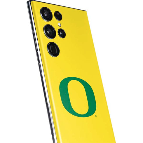 University of Oregon Mesh Yellow Galaxy S22 Ultra Skin
