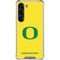 University of Oregon Mesh Yellow Galaxy S23 Clear Case