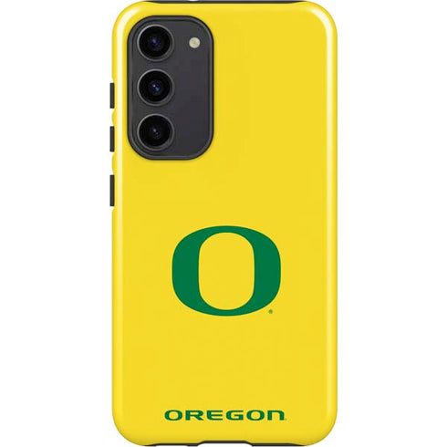 University of Oregon Mesh Yellow Galaxy S23 Plus Pro Case