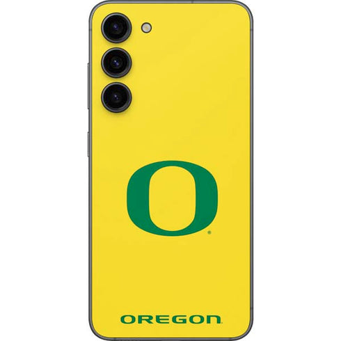 University of Oregon Mesh Yellow Galaxy S23 Plus Skin