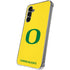 University of Oregon Mesh Yellow Galaxy S24 Plus Clear Case