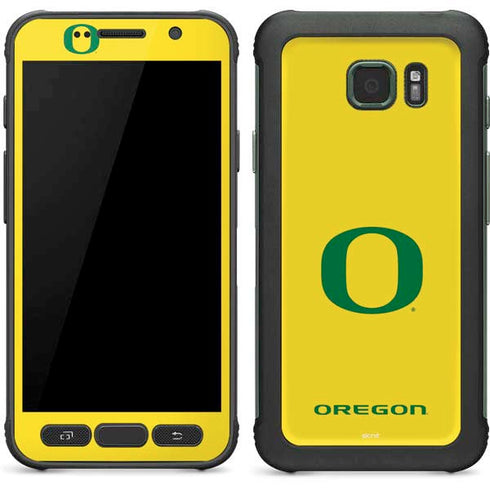 University of Oregon Mesh Yellow Galaxy S7 Active Skin
