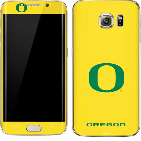University of Oregon Mesh Yellow Galaxy S7 Edge Skin