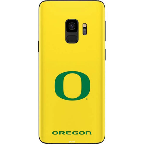 University of Oregon Mesh Yellow Galaxy S9 Skin