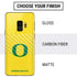 University of Oregon Mesh Yellow Galaxy S9 Skin