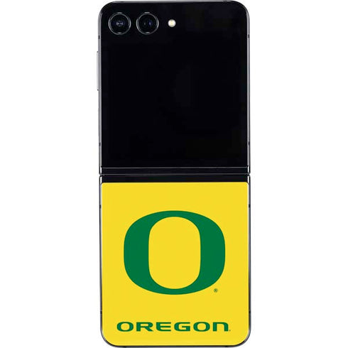 University of Oregon Mesh Yellow Galaxy Z Flip5 5G Skin