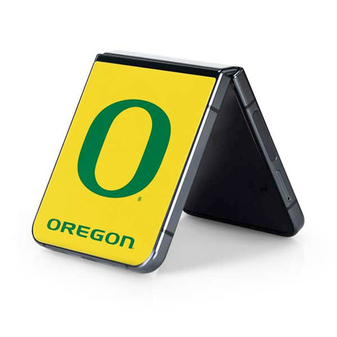 University of Oregon Mesh Yellow Galaxy Z Flip5 5G Skin